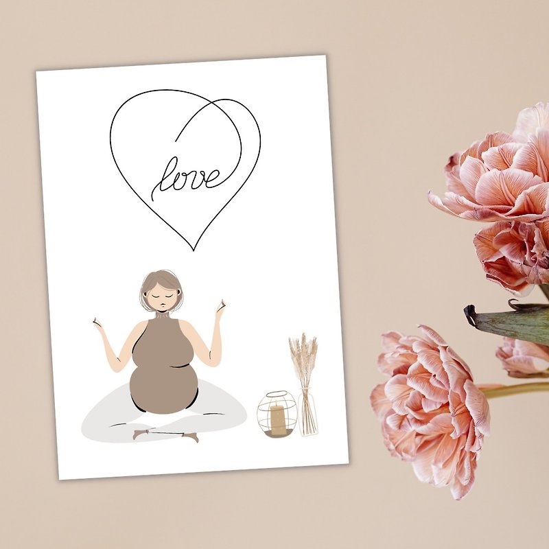 Printable Mothers Day Card | Thanks mum card | Foldable Greeting Card 5x7 inches - Cards & Postcards - Other Materials 