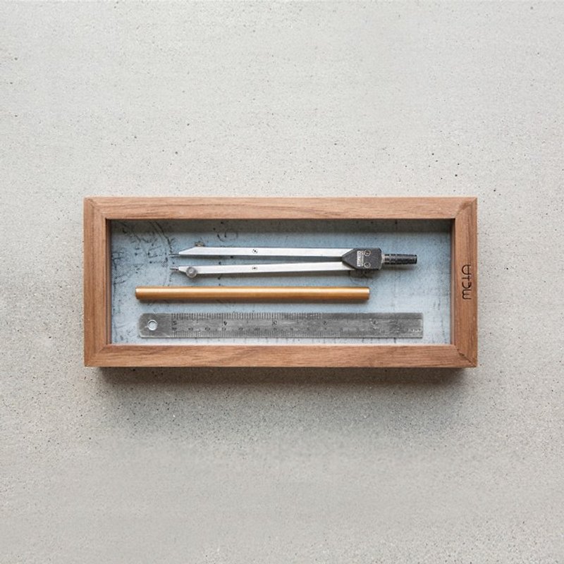 手工木質筆盒∣黑胡桃 - 筆盒/筆袋 - 木頭 