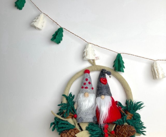 Christmas Decoration Home Wool Felt Dwarf Littlematter Items For Display I - Felt Home Decor Christmas Decoration Home Wool Felt Dwarf Littlematter Items For Display I - Felt Home Decor
