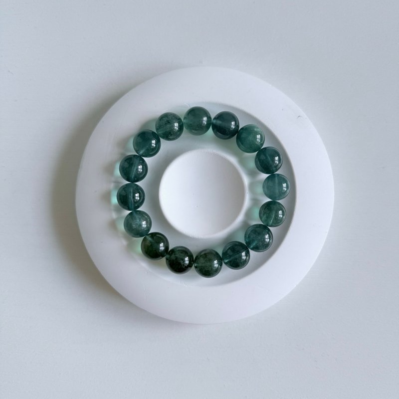 Devil's Green Aquamarine. 12mm - Bracelets - Crystal Green