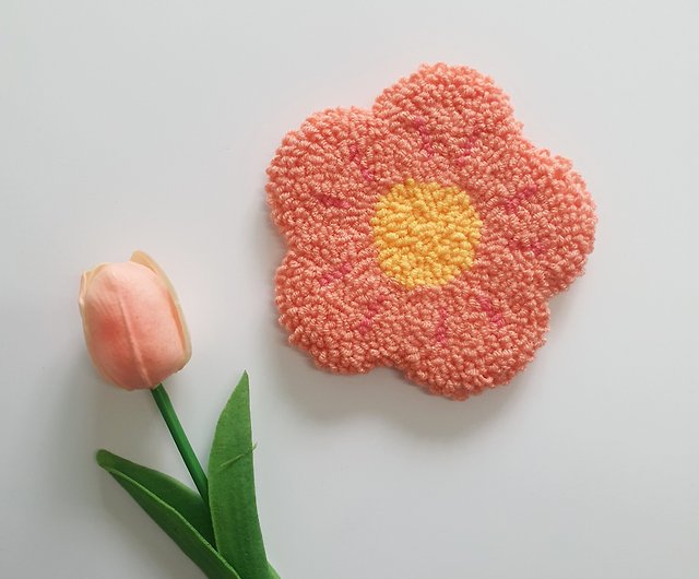 punch needle flower coasters i made & sold a few months back 🌸✨💐 :  r/PunchNeedle