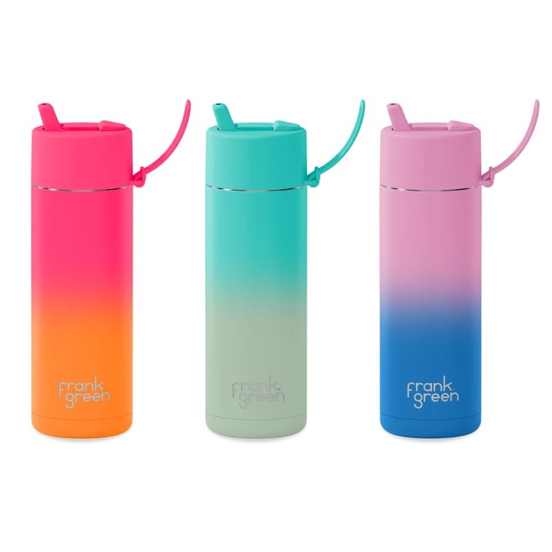 【frank green 台灣】三層真空保溫瓶 - 全新限量漸層系列 595ml - 水瓶/水壺 - 不鏽鋼 多色