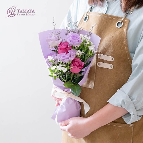 玉屋 TAMAYA Flowers & Plants 夢想紫可愛花束