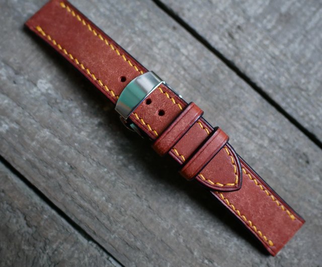 Buttero leather watch strap - Handmade leather watch strap