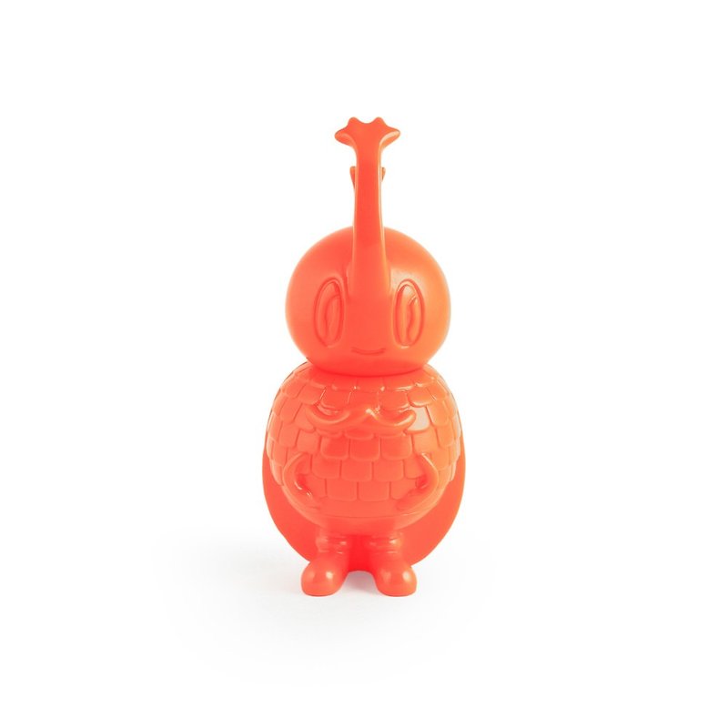 RUMBBELL X Filter017 "MAKALELE" Vinyl Figure / Joint Soft Rubber Doll (Pure Orange) - Items for Display - Plastic 