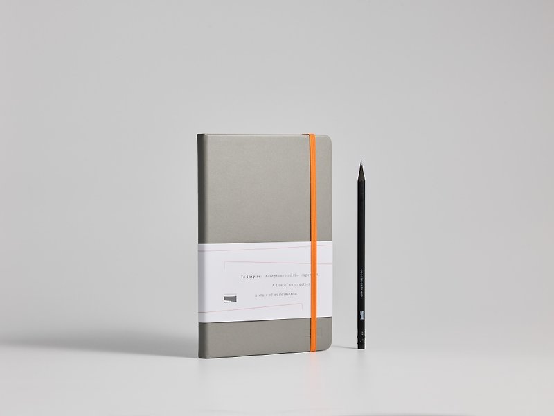 Staying in the Design Notebook of the Year (Founding Commemoration) - Notebooks & Journals - Faux Leather Gray