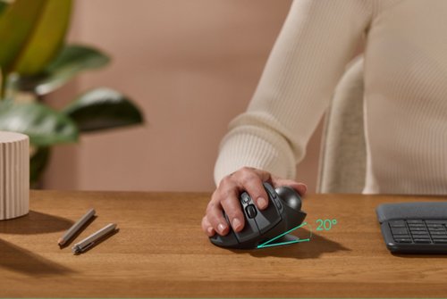 羅技 Logitech 官方旗艦館 羅技 MX ERGO S無線藍芽軌跡球滑鼠