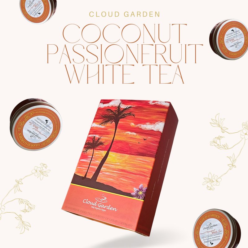 花園盛宴 | 舒緩光采 | 椰香百香果風味白茶 - 茶葉/茶包/水果茶 - 植物．花 