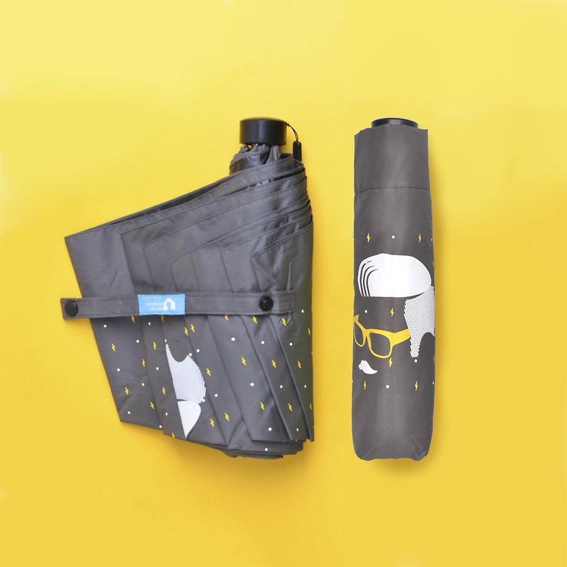 Punk yuppie windproof umbrella (large umbrella surface) - Umbrellas & Rain Gear - Waterproof Material Multicolor