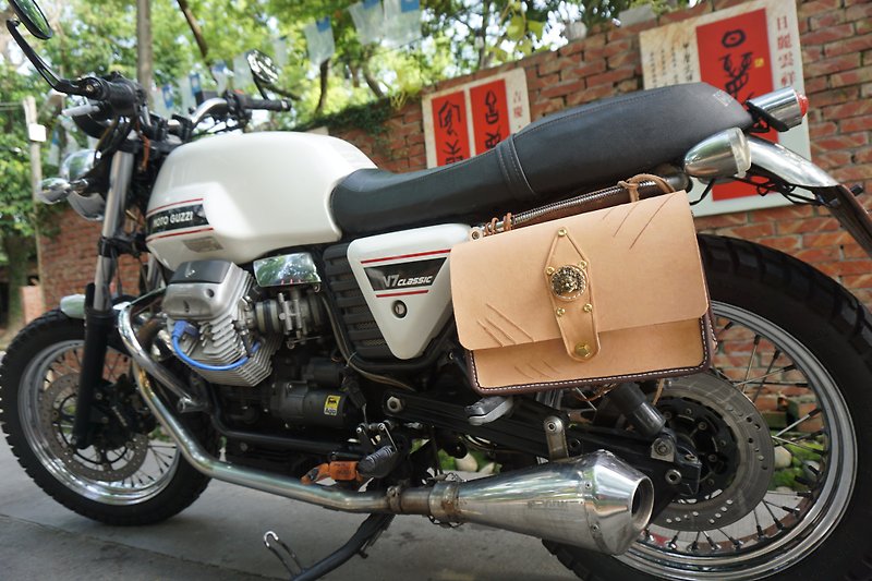 Retro Juki Saddle Bag - Other - Genuine Leather Khaki