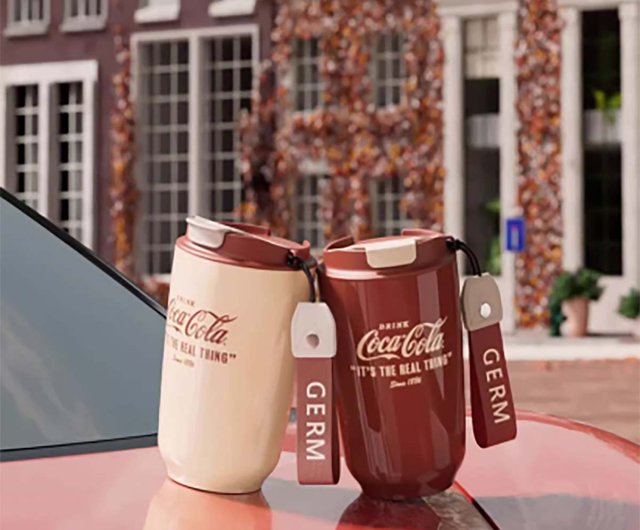 Free Shipping] Coca-Cola Coffee Cup Girls High-value Plastic Straw Water Cup  GERM - Shop germ-cn Cups - Pinkoi