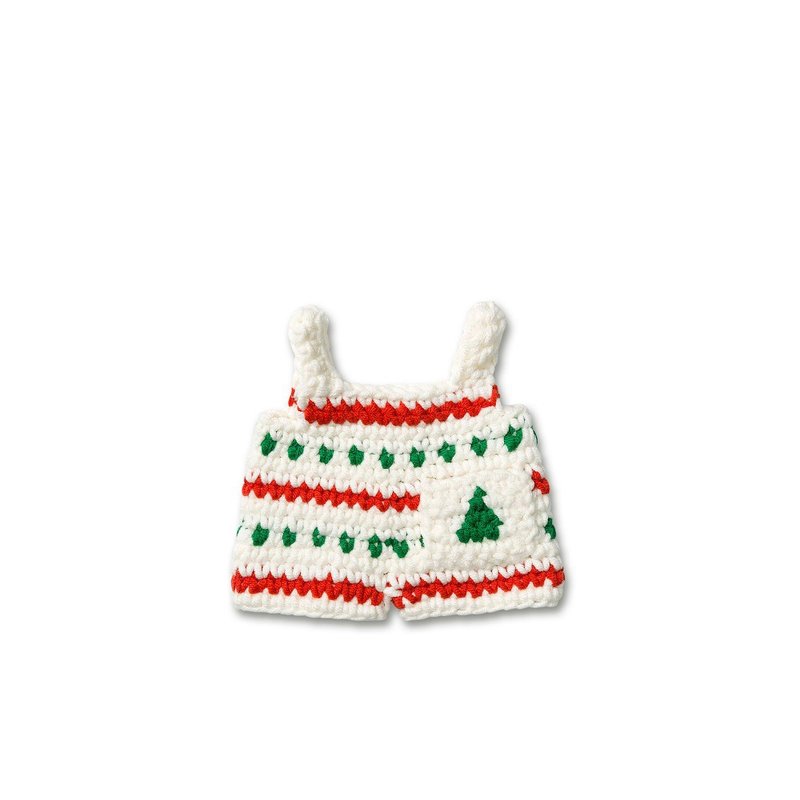 Just Dutch | Christmas overall handmade - ตุ๊กตา - ผ้าฝ้าย/ผ้าลินิน ขาว