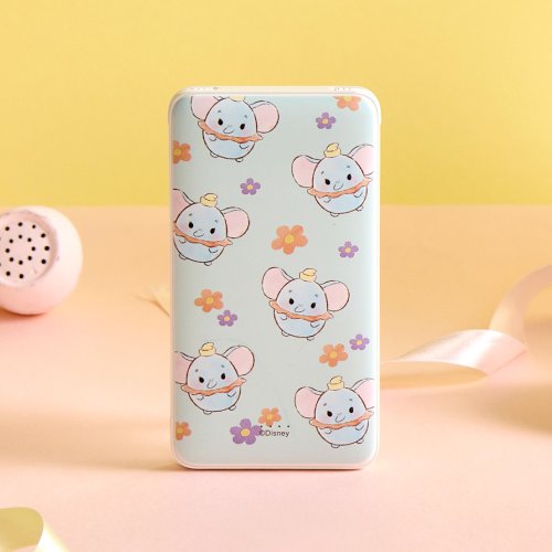 TOYSELECT Disney Ufufy-小飛象款雙線快充10000mAh行動電源