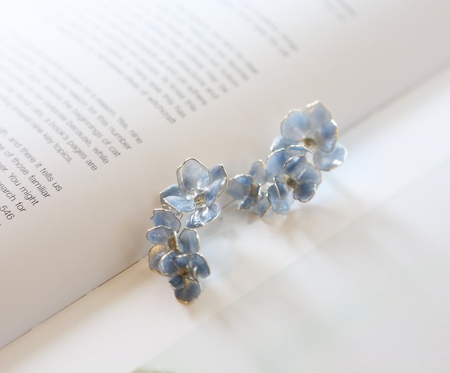 is infinite-True love element elves jewelry resin earrings 925 sterling silver - Shop - Earrings & Clip-ons - Pinkoi