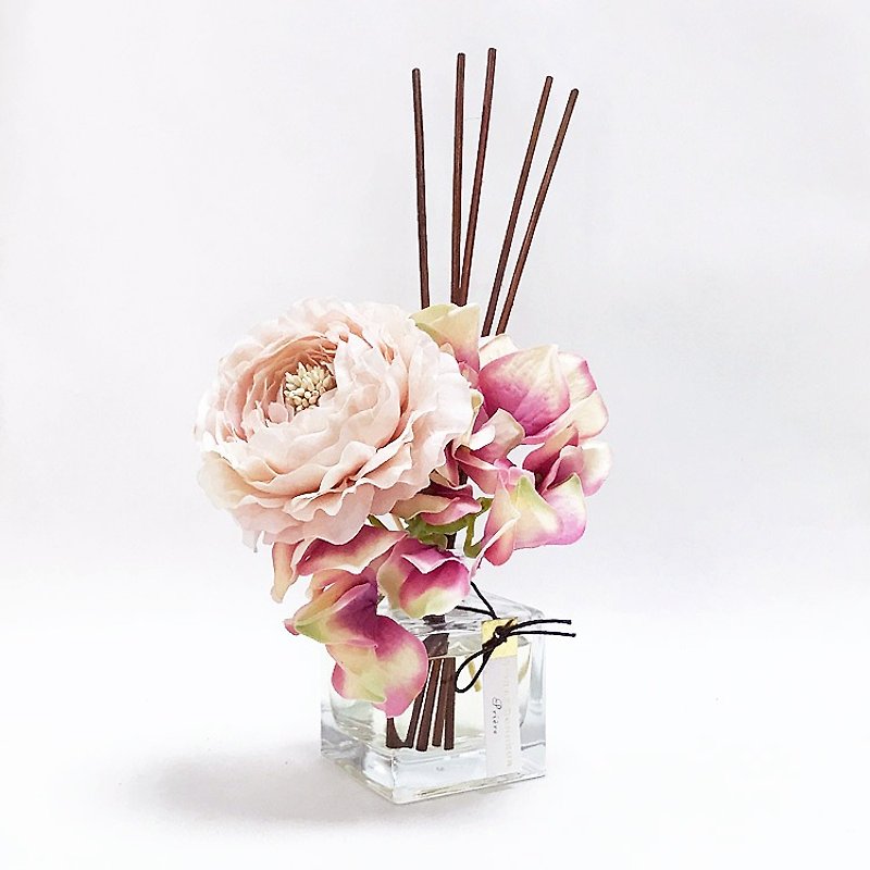 Art Lab - PORTE BONHEUR Flower diffuser - Priere - Fragrances - Glass Pink