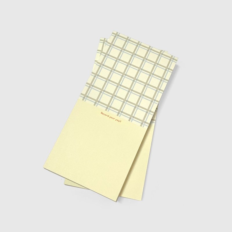 (Long) Choco vanilla | Memo Pad - 便條紙/便利貼 - 紙 多色