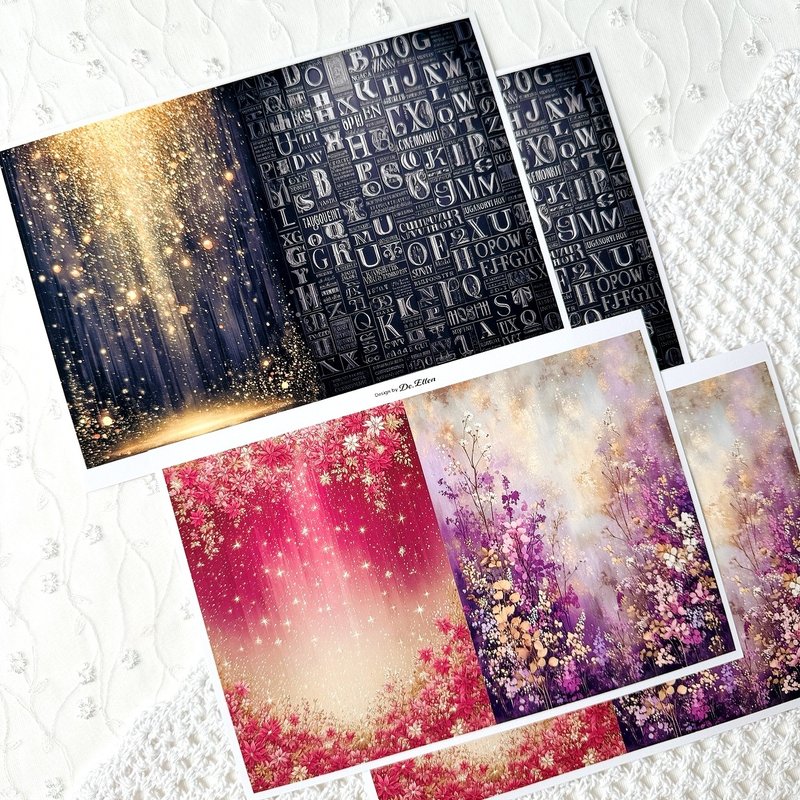 Z578 - a variety of background - 貼紙 - 紙 