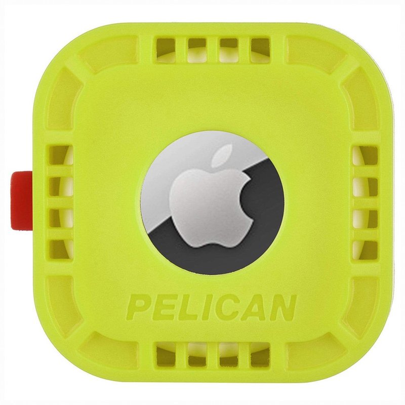 美國 Pelican 派力肯 AirTag 專用黏貼式固定座 - 萊姆綠 - 科技小物 - 其他材質 