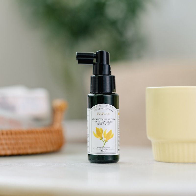 Ylang ylang essential oil herbal scalp soothing water 50ml - ครีมนวด - พืช/ดอกไม้ สีเหลือง