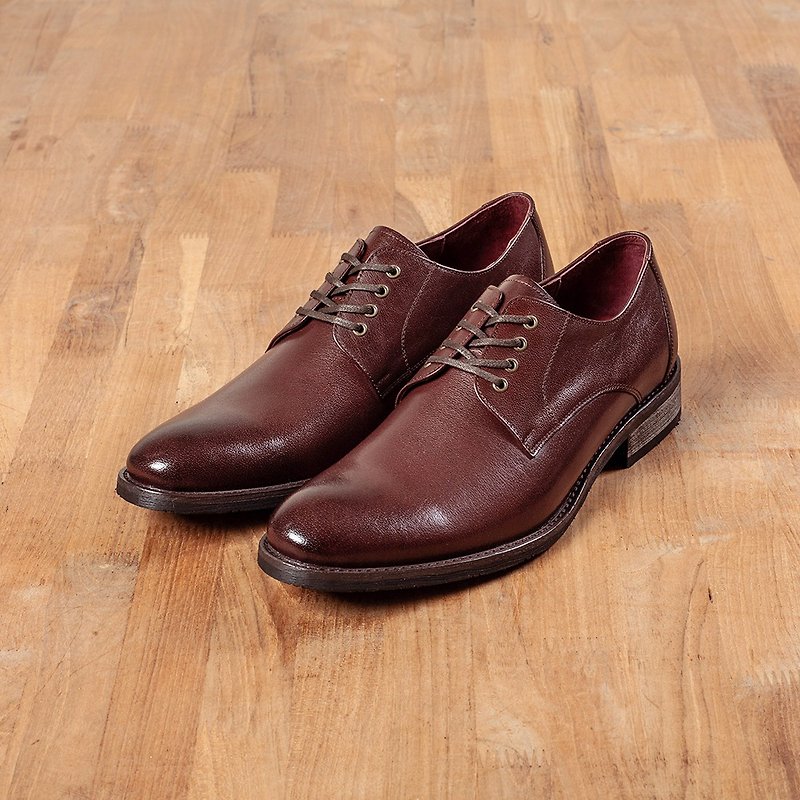 Vanger elegant and beautiful ‧ simple and elegant texture style Derby shoes Va178 coffee made in Taiwan