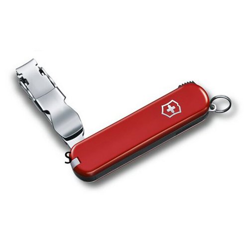 城市視角 VICTORINOX 瑞士維氏 瑞士刀 NailClip 582 4用 65mm 紅 0.6453