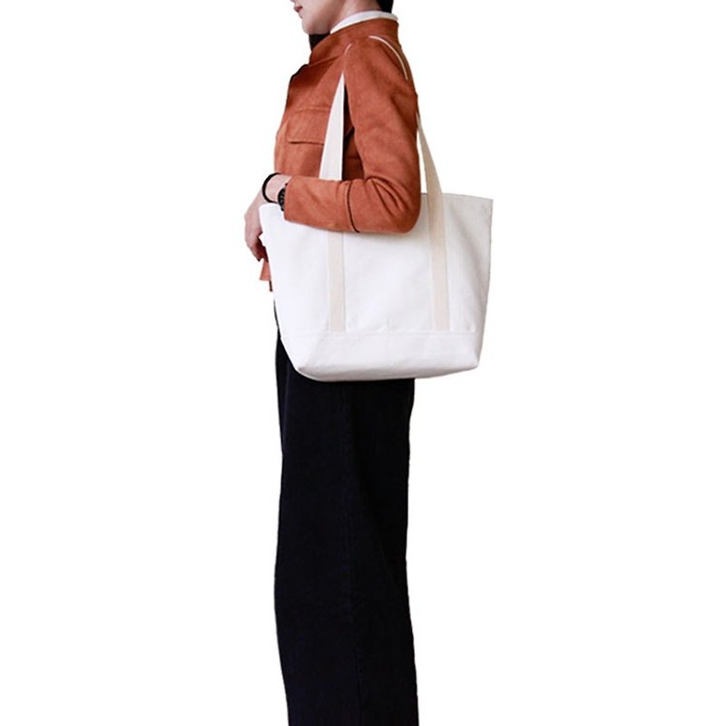 [Early Spring Shoulder Bag]-Pure White - กระเป๋าแมสเซนเจอร์ - ผ้าฝ้าย/ผ้าลินิน ขาว