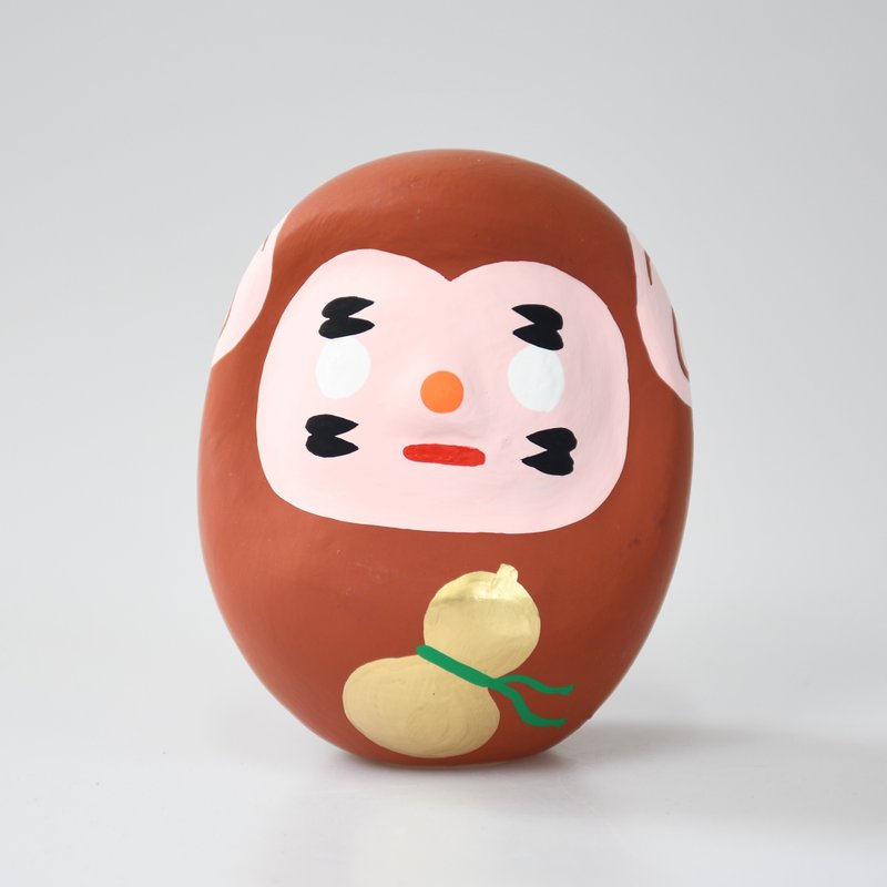 Zodiac Daruma Monkey M - อื่นๆ - กระดาษ สีนำ้ตาล