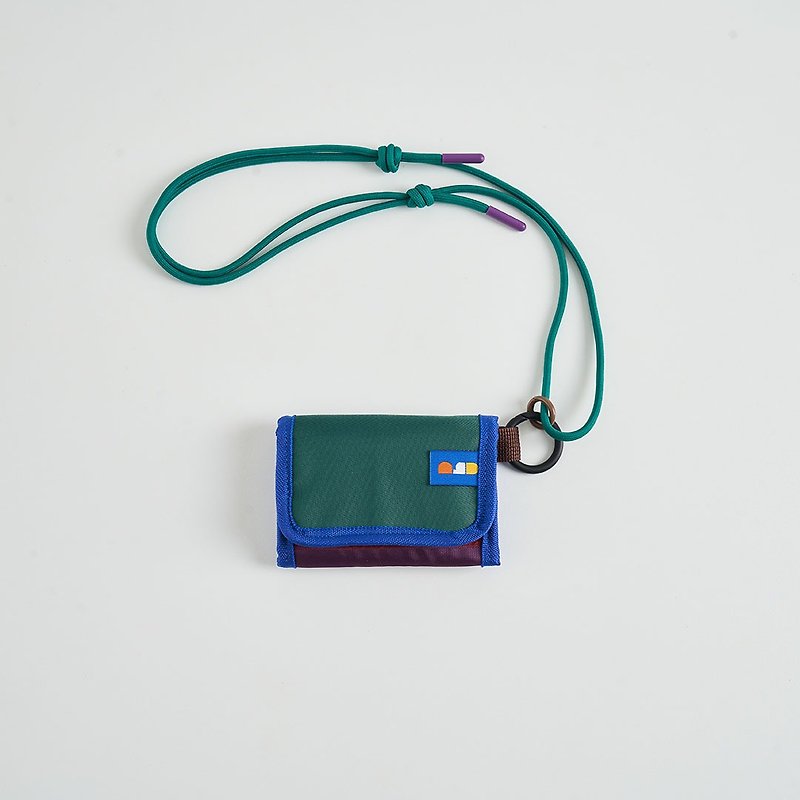 3 fold wallet / Jungle green - กระเป๋าสตางค์ - ไนลอน สีเขียว