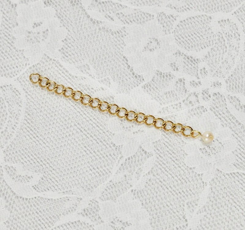 単品購入不可　サージカルステンレス316L アジャスター　５cm　金色 - 項鍊 - 不鏽鋼 金色