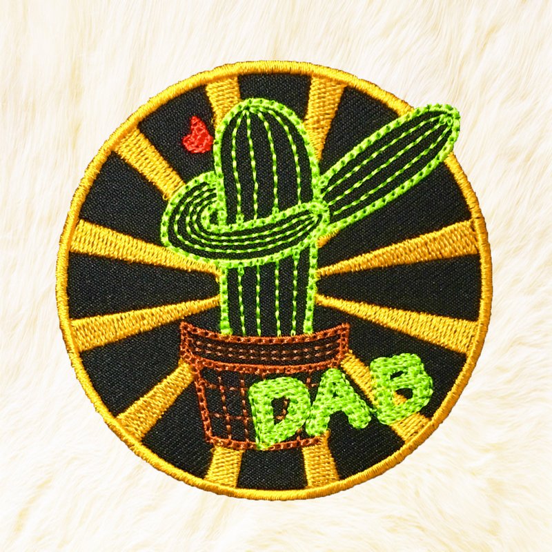 Cactus DAB Iron on Patch Buy 3 Get 1 Free - 編織/刺繡/羊毛氈/縫紉 - 繡線 綠色
