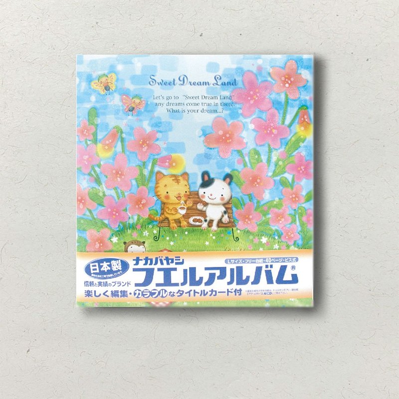 【Nakabayashi】NCL 花園中貓咪自黏相本 BYB-73317/X-351 - 相簿/相本 - 其他材質 多色