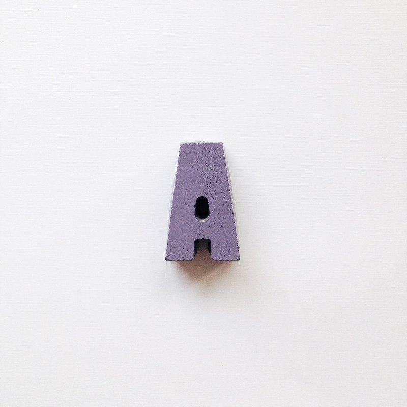 混凝土文字磚(粉紫) - Concrete Bricks - 擺飾/家飾品 - 水泥 