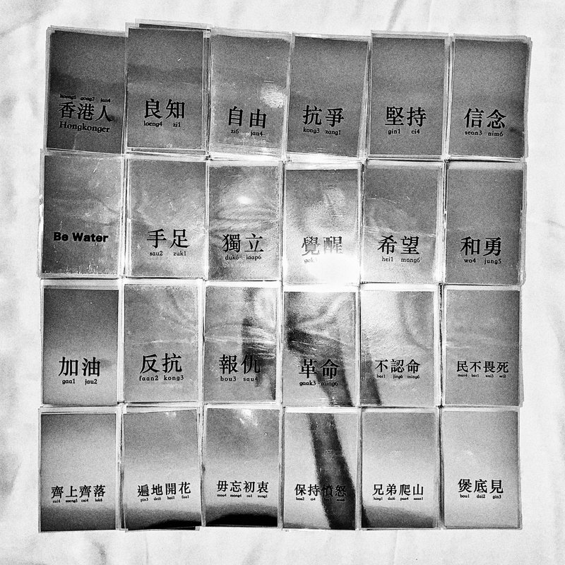 小鏡卡 - 卡片/明信片 - 紙 銀色