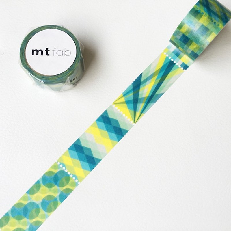 Mt and paper tape fab hole empty [geometric pattern (MTDP1P01)] - Washi Tape - Paper Multicolor