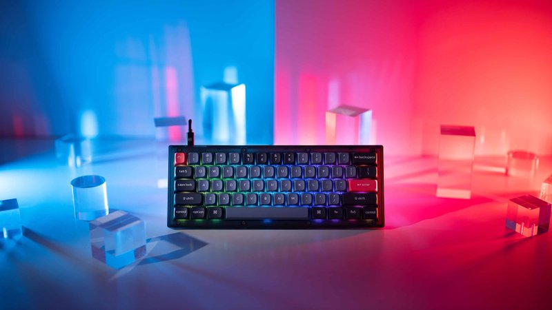 Keychron V4 Swappable RGB Backlight - Carbon Black - Computer Accessories - Polyester Black