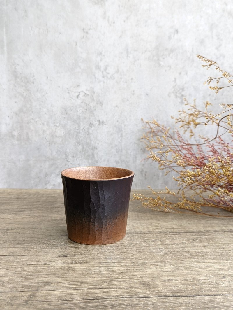 赤 | 紅樺 黑釉 陶杯 - 茶壺/茶杯/茶具 - 陶 
