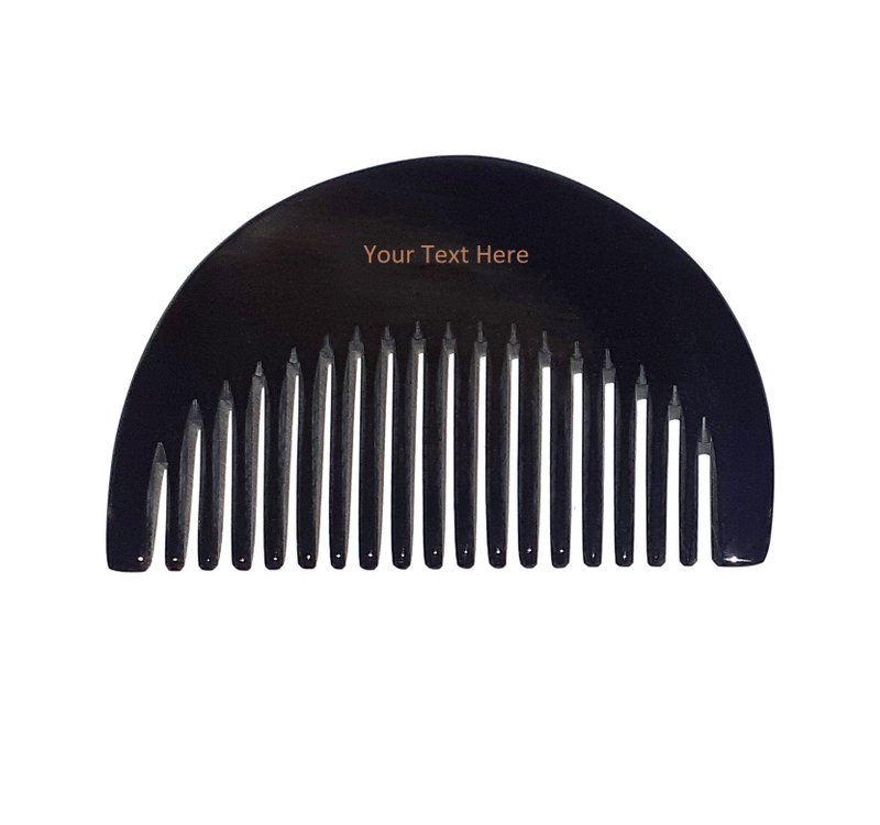 【Customizable Name】Hair Comb Anti-Static Dandruff Resistant Hair Accessory - Hair Accessories - Eco-Friendly Materials Brown