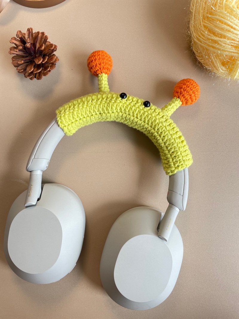 Cute Crochet AirPods Max Case Sony XM5 Protector Headphone Wrapper - หูฟัง - วัสดุอื่นๆ 