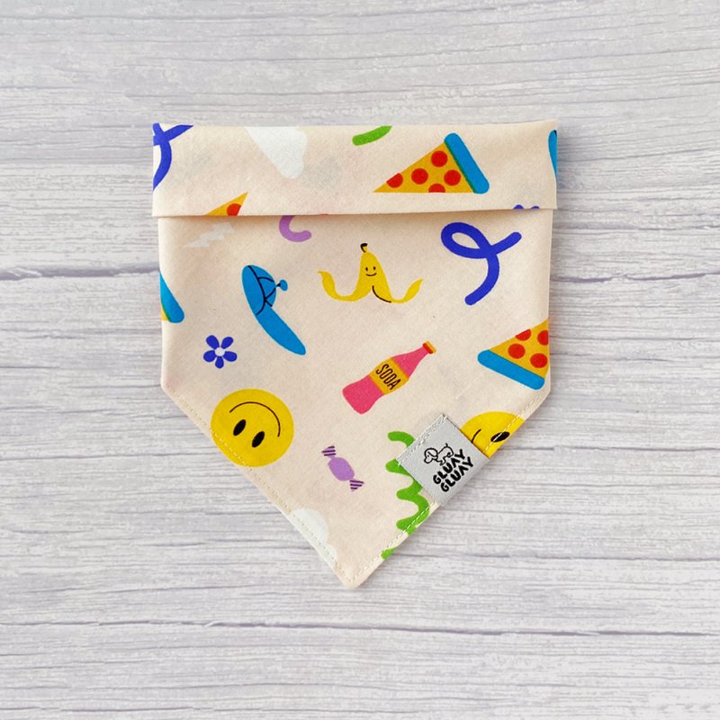 Let is Party: Dog and Cat Bandana - 項圈/牽繩 - 棉．麻 