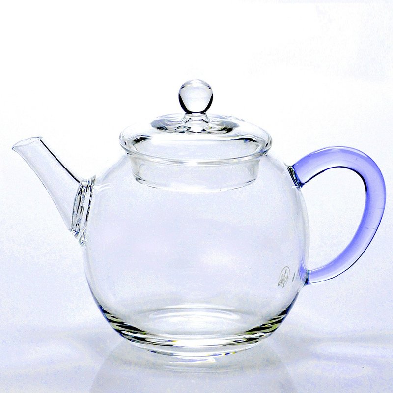 Fule pot (pink purple) - Teapots & Teacups - Glass Transparent