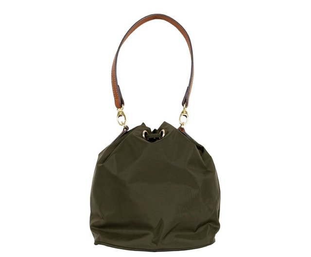 BRIC' S】X collection side back/hand bucket bag olive green
