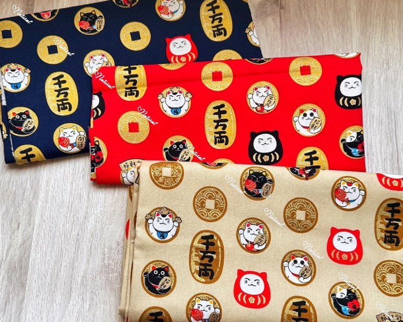 【招財納福】紅包袋 喜氣 祝福 花色布料挑選 客製包袋 - 編織/刺繡/羊毛氈/縫紉 - 棉．麻 多色