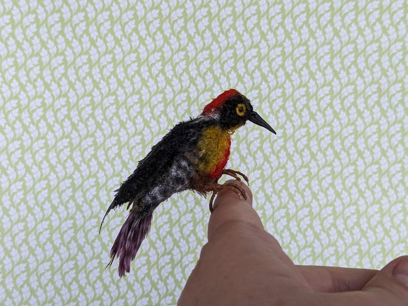 Woodpecker Dodo, 5cm, 啄木鸟 Zhuómùniǎo,キツツキ - 公仔/玩偶 - 其他材質 多色