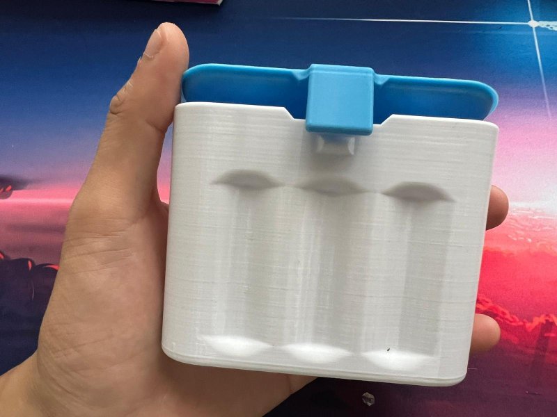 Eco-Compact 3D Printed Battery - กล่องเก็บของ - พลาสติก 