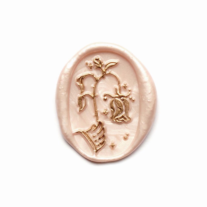 The Unrequited Rose Wax Seal Stamp - misterrobinson - ตราปั๊ม/สแตมป์/หมึก - ทองแดงทองเหลือง 