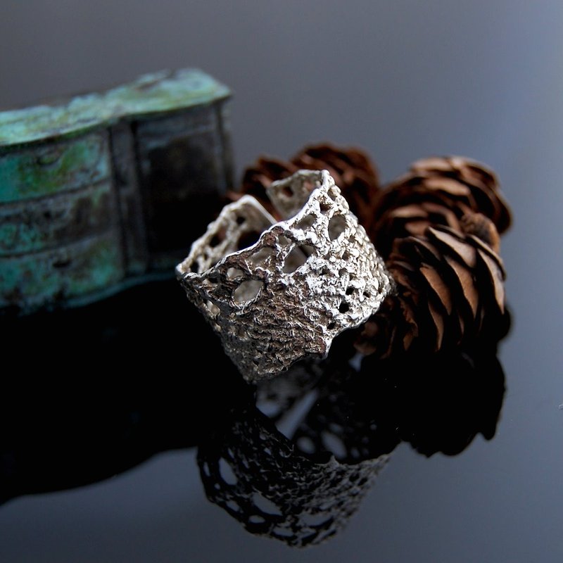 Walk Silver Lace Ring - No. 8 (primary color live Wai) - General Rings - Sterling Silver 