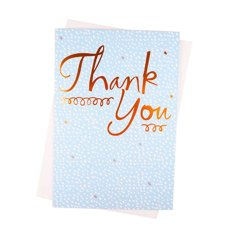 A little bit of gratitude in my heart [Hallmark-card unlimited gratitude] - Cards & Postcards - Paper Blue