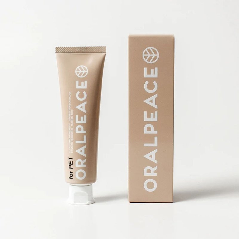 寵物牙膏 日本專利原裝 ORALPEACE口樂平 抑菌凝膠 預防牙結石 - 其他 - 濃縮/萃取物 卡其色