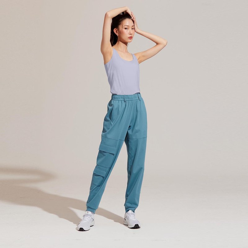 ULTRACOOL-涼感親膚Bratop-破曉紫 - 背心/無袖上衣 - 聚酯纖維 紫色