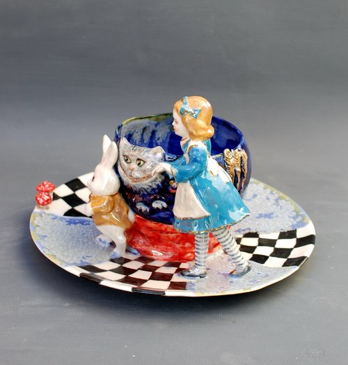 ふしぎの国のアリス セラミックフィギュアバンク ディズニー